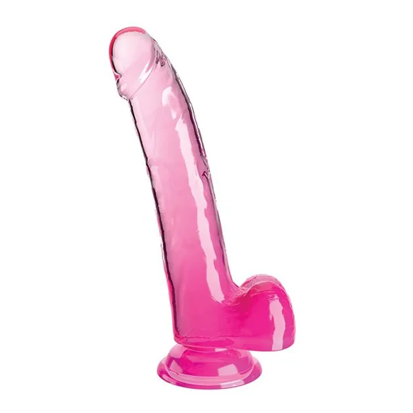 King Cock Clear 9 Inch Cock With Balls