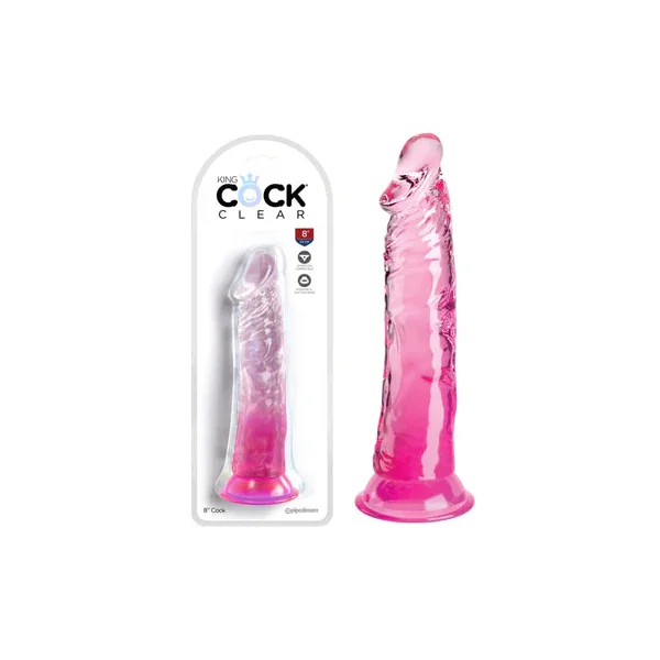 King Cock Clear Dildo 8" by Pipedream Products®