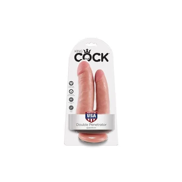 King Cock Double Penetrator - Flesh