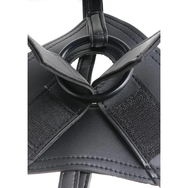 King Cock Strap on Harness with Dildo 8in – Caramel