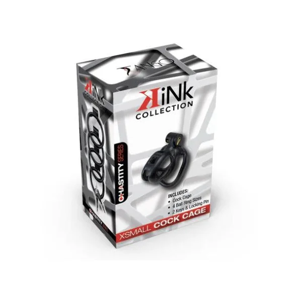 Kink Locking Cock Chastity Cage X-Small by Kink Collection