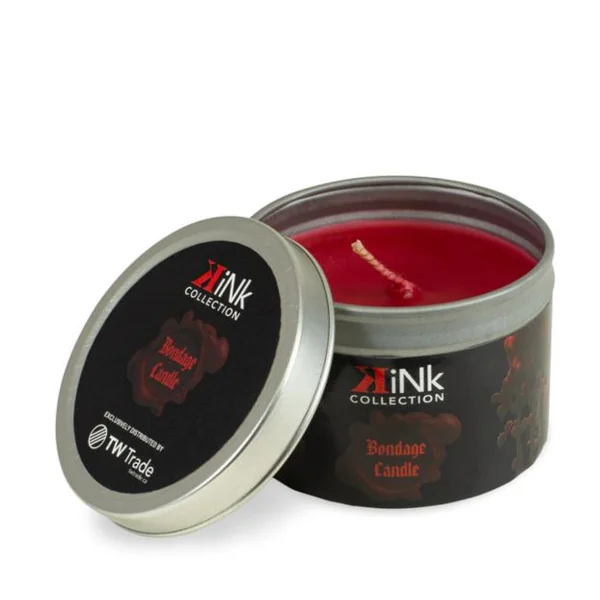 KINK SENSUAL BONDAGE CANDLE 4OZ RED