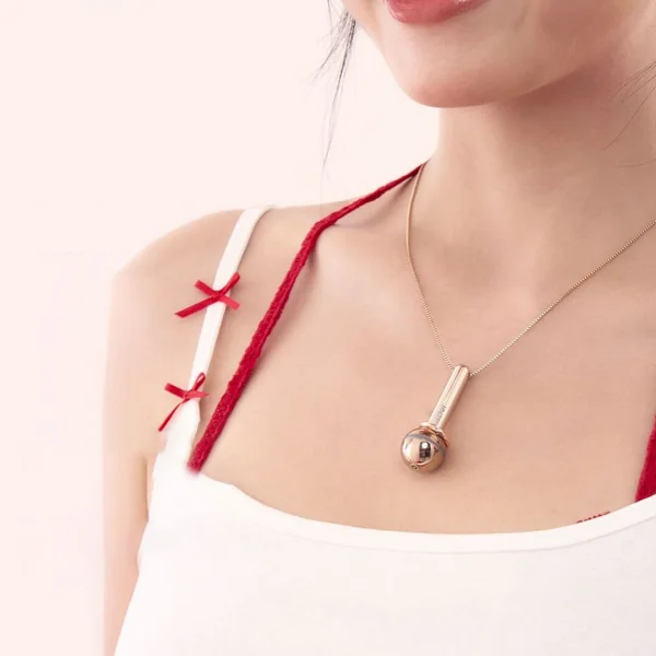 KISSTOY Signal Necklace Couple Vibrating Massager