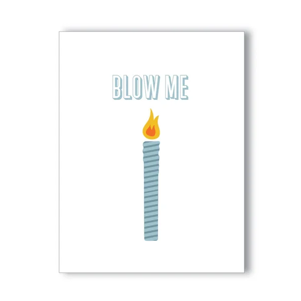 Kush Kards Blow Me Birthday Card