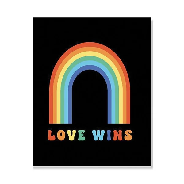 Kush Kards Love Wins Greeting Card