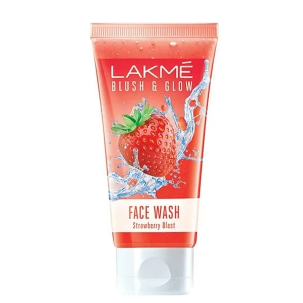 LAKME BLUSH & GLOW STRAWBERRY BLAST FACE WASH (150g)