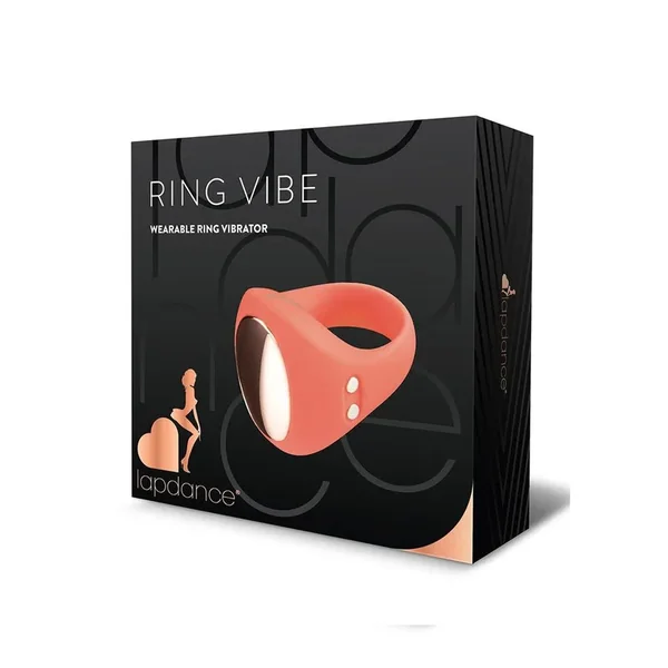 LAPDANCE Ring Vibe Wearable Ring Vibrator – Pink USB Rechargeable Ring Vibrator
