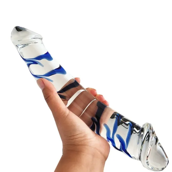 Large Double Head Glass Dildo For Women