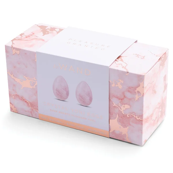 Le Wand Crystal Yoni Eggs - Rose Quartz