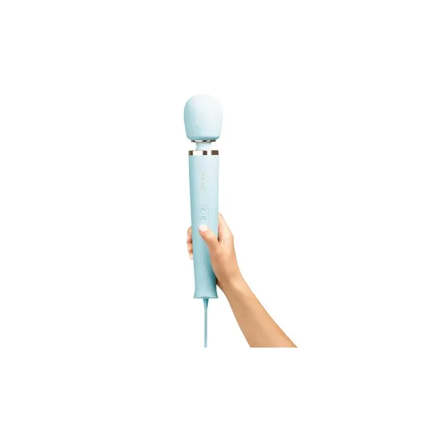 Le Wand Plug-In Vibrating Massager, Sky Blue