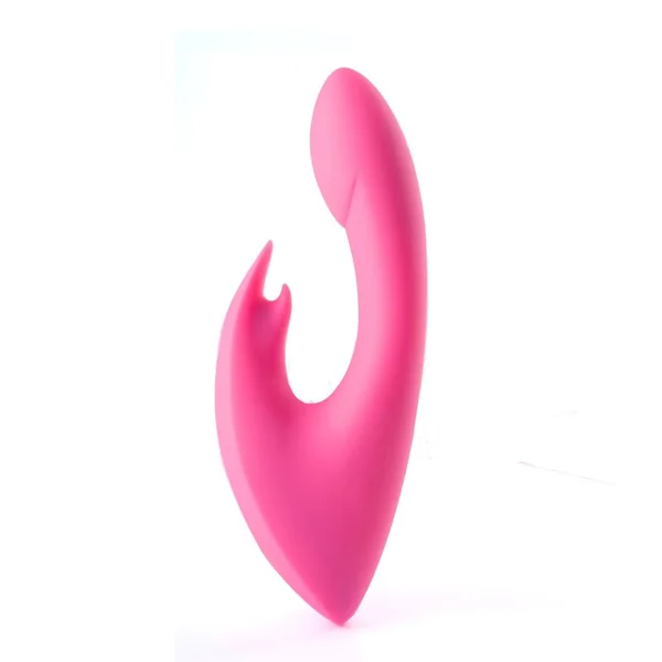 LEAH RECHARGEABLE SILICONE RABBIT MASSAGER NEON PINK