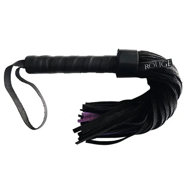 Leather Handle Suede Flogger 40cm by Rouge