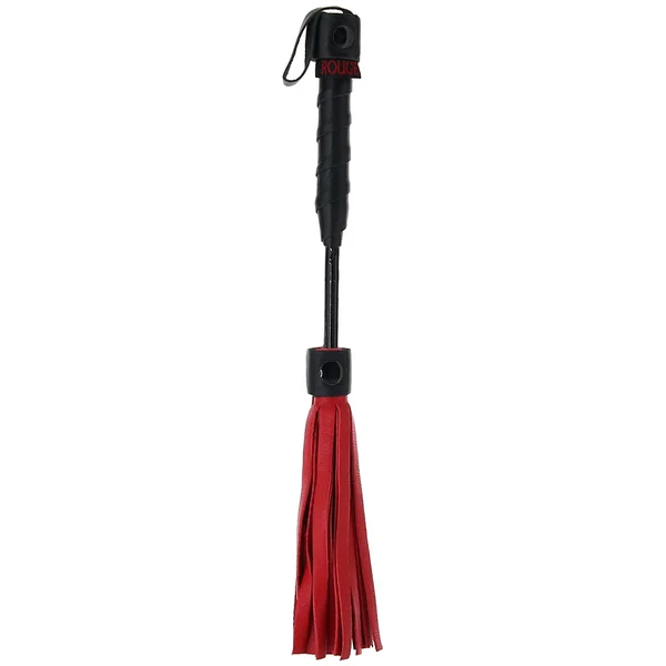 Leather Mini Flogger in Red