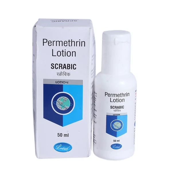 LEEFORD HEALTHCARE SCRABIC LOTION (50ml) PERMETHRIN (5%w/v)