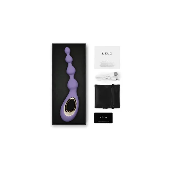 LELO SORAYA Vibrating Anal Beads, Purple
