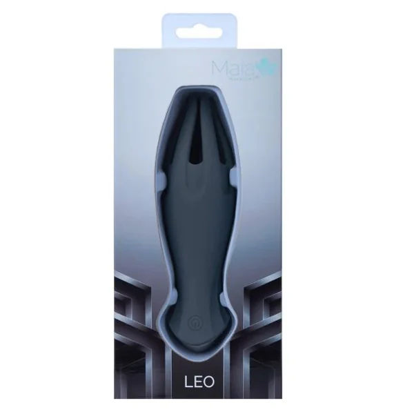 LEO GREY SILICONE TICKLING VIBRATOR