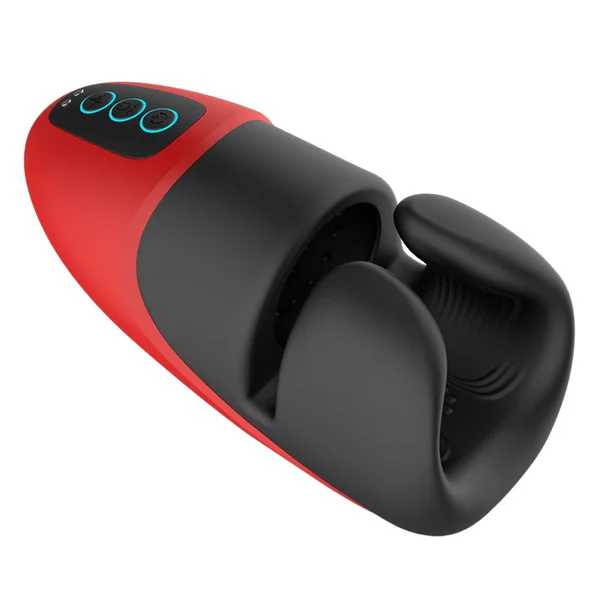 Leto Astronaut Shaft Squeezing & Vibrating Head Stimulator