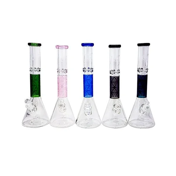 LG-248 16″ Pattern Blasted Water Tube With Ice Catcher