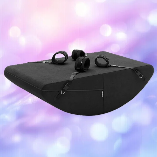 Liberator Scoop Rocker: MicroLoop Bondage Edition with Cuffs- Black