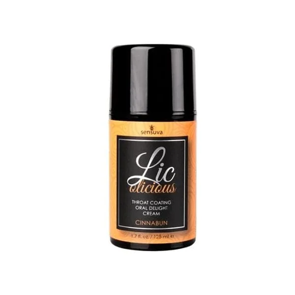 Lic-O-Licious Oral Delight Cream - Cinnabun - 1.7 Oz.