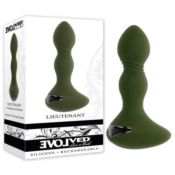 Lieutenant Vibrating Anal Plug by Evolved