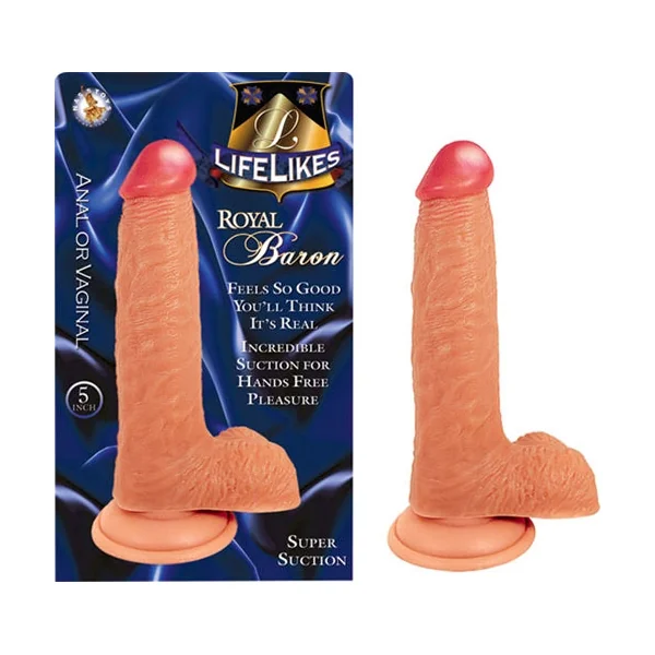 Lifelike Flesh Royal Baron 5 Inch