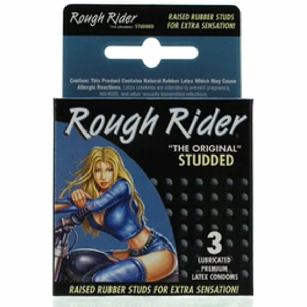 Lifestyles Rough Rider Studded 3pk