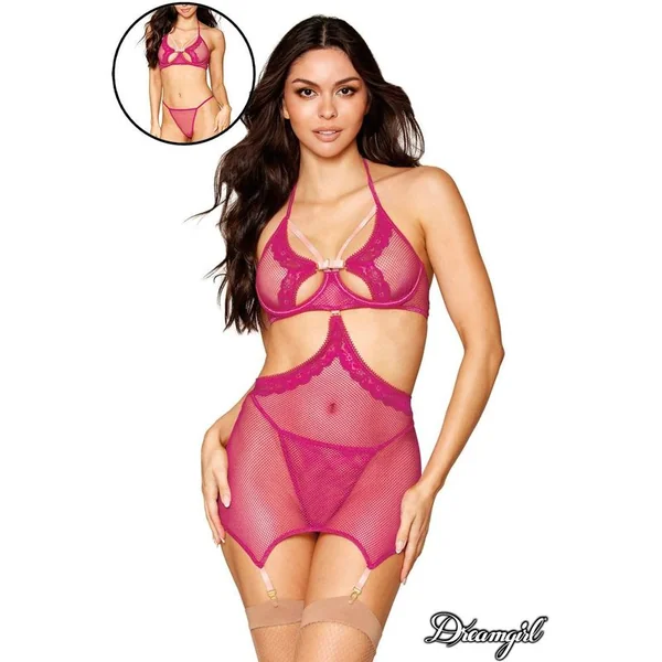 Lingerie Dreamgirl - Mesh basque 13275