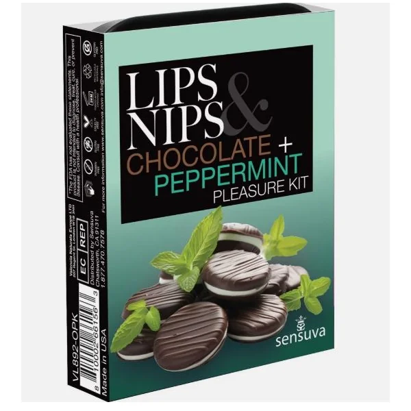 LIPS & NIPS PLEASURE KIT CHOCOLATE & PEPPERMINT