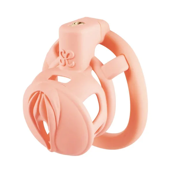 Lockink Pink Camouflage Chastity Cage