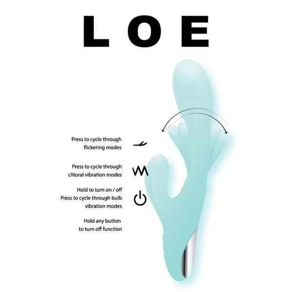 LOE FLICKER RABBIT VIBRATOR