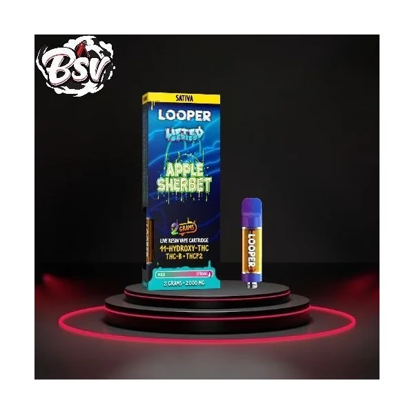 Looper 2g Cartridge Lifted Series THCP2 Apple Sherbert Sativa