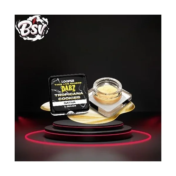 Looper THC-A Live Badder 1g Dabz Tropicana Cookies Sativa