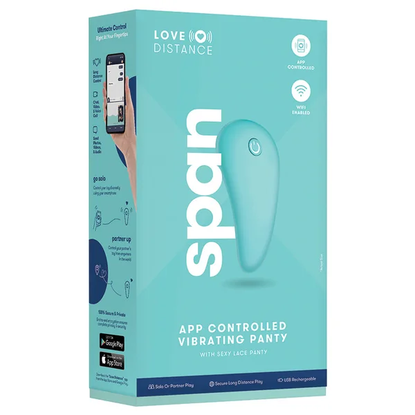 Love Distance Span App Controlled Vibrating Panty