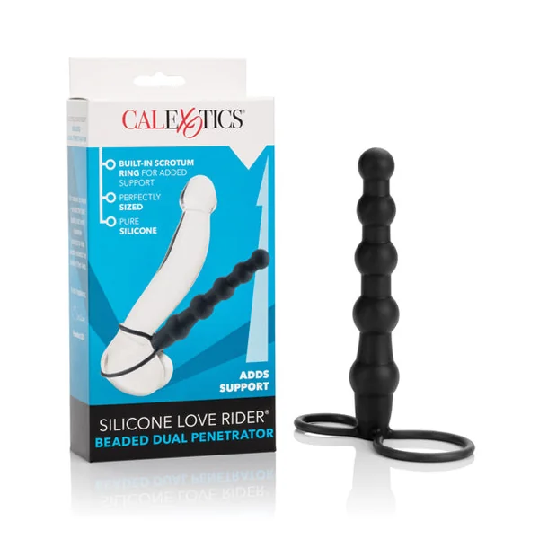 Love Rider Beaded Dual Penetrator - Black