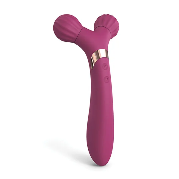 Love To Love Fireball Forked Vibrator - Plum Star