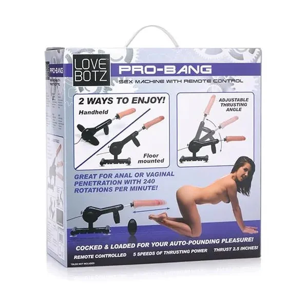 Lovebotz Pro-bang Sex Machine W-remote Control