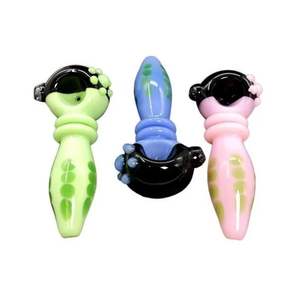 Lovely Milky Glass Hand Pipe