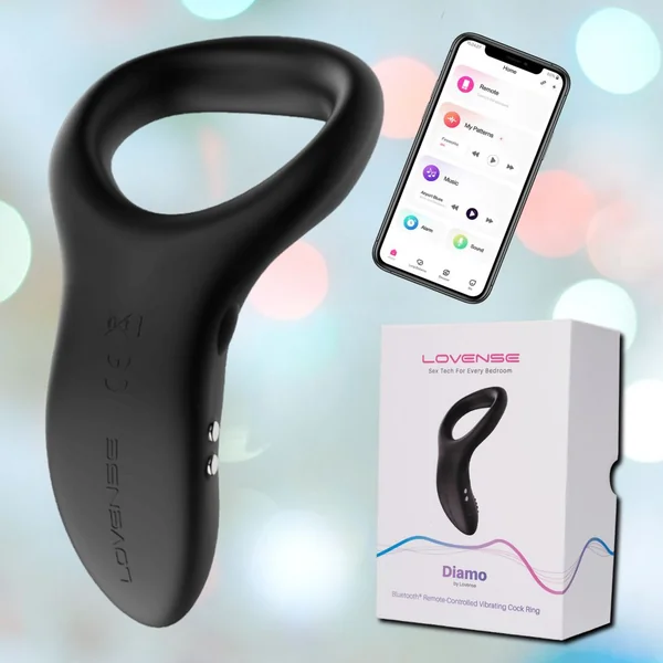 Lovense Diamo Bluetooth-Controlled Vibrating Cock Ring