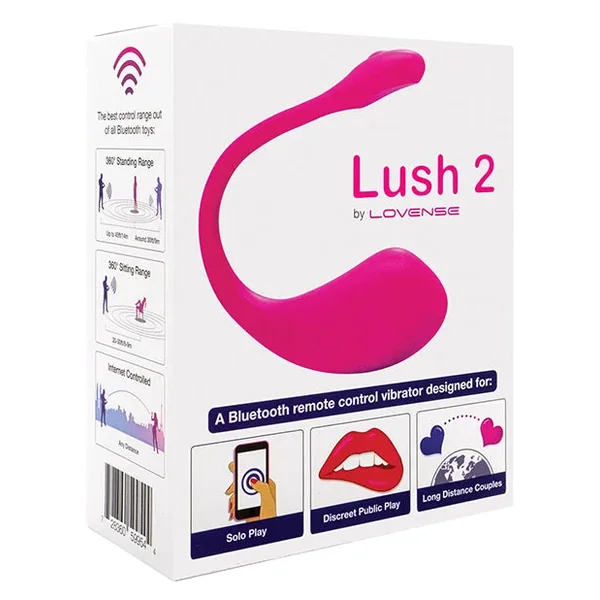 Lovense Lush 2.0 Sound Activated Vibrator – Pink