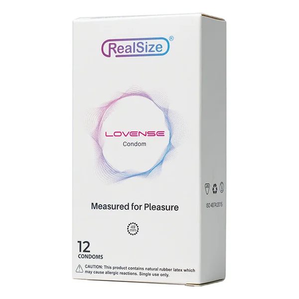 Lovense Realsize Condoms - Box Of 12
