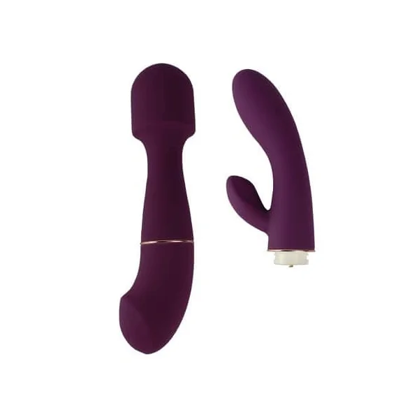 Loving Joy DUA Interchangeable Vibrator with 2 Attachments