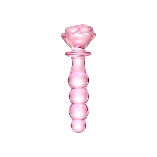 Lucent – Beaded Rose Glass Massager