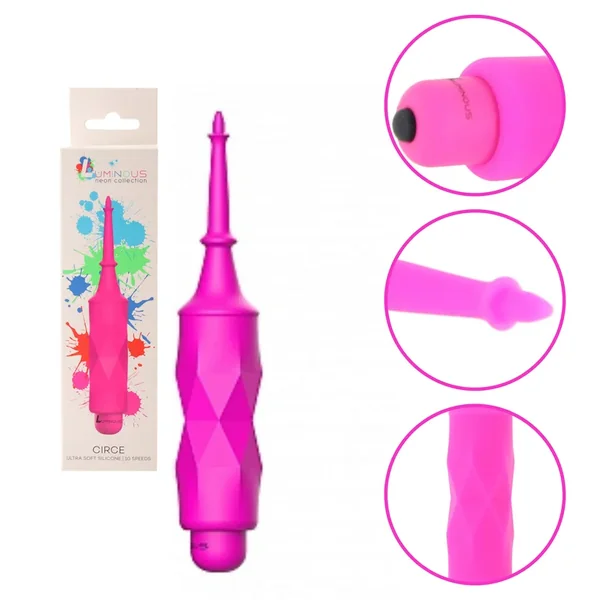 Luminous Circe Fuchsia Silicone Vibrator Pinpoint Stimulation