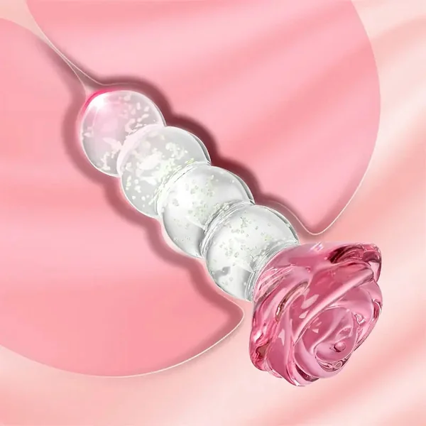 Luminous Safe Rear Yard Anal Plug Glass Rear Plug Advanced Sex Toy