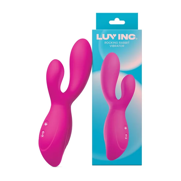 Luv Inc. Come Hither Rocking Rabbit - Pink