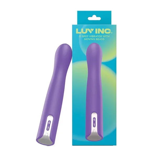 Luv Inc. G-Spot Vibrator w/Moving Beads – Purple