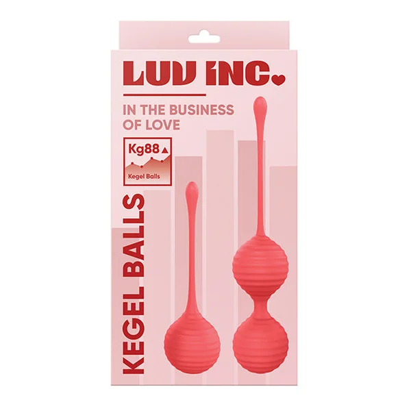 Luv Inc. Silicone Kegel Ball Set - Coral