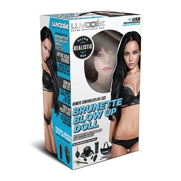 Luvdolz Remote Controlled Life Size Blow Up Blow Job Doll