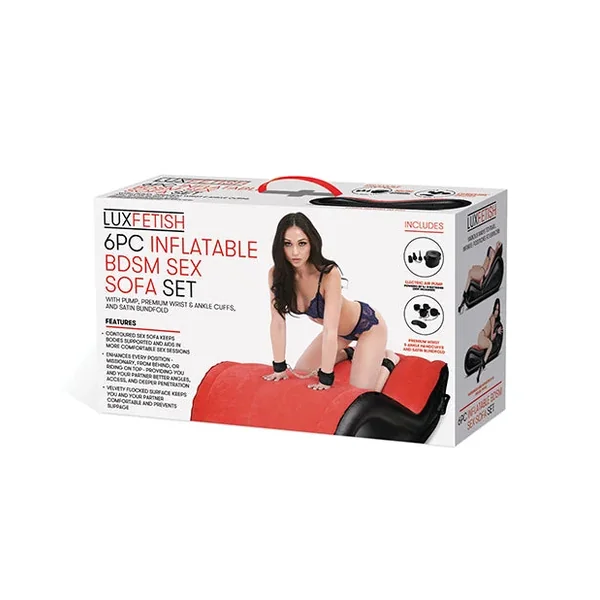 Lux Fetish 6 pc Inflatable BDSM Sex Sofa Set